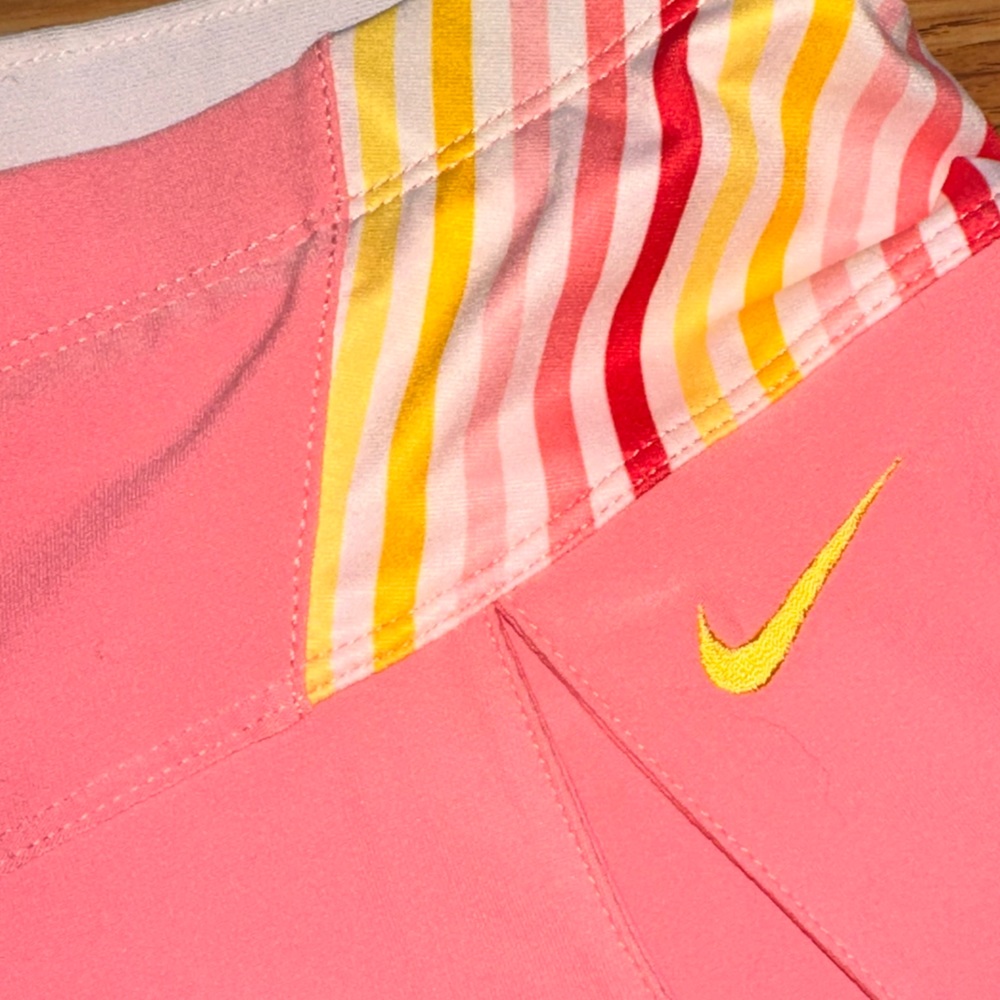Nike Womens Dri-Fit Coral Pink Tennis Skirt Size Small - Picture 4 of 5
